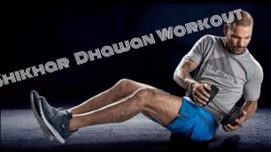'SHIKHAR DHAWAN WORKOUT | IPL 2018 SHIKHAR DHAWAN PREPARATION | STAMINA WORKOUT OF SHIKHAR DHAWAN |'