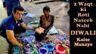 'Helping homeless people | Celebrating Diwali With Special People |'