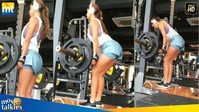 'Disha Patani Flaunting Her Toned Body In Mini Shorts I Monday Motivation I Gym I Fitness'