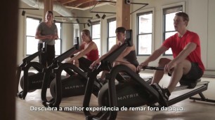 'Simulador de Remo - Rower Matrix Fitness'