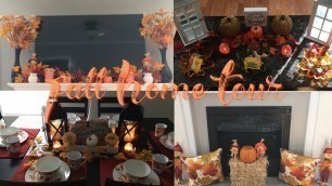 'FALL HOME TOUR 2020 | AFFORDABLE FALL DECOR | BUDGET FRIENDLY DECORATING IDEAS FOR FALL'