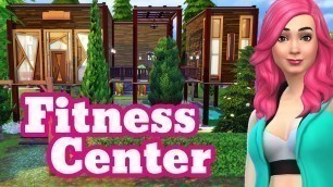 'The Sims 4 Build - Modern Nature Gym PLUS Fitness Stuff Pack Build/Buy Objects Review'