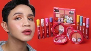 'BT21 X VICE COSMETICS | First Impression, Demo & Review | Jc Fabuleux'