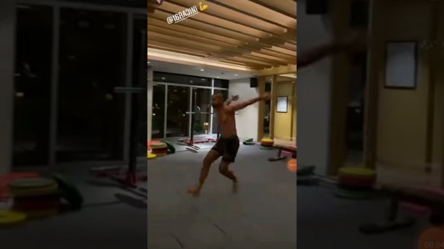 'Shikhar Dhawan high jump training 