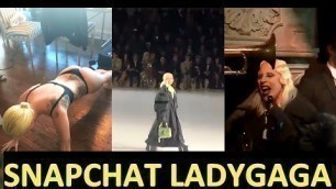 '@LADYGAGA SE PREPARA PARA O NY FASHION WEEK 2016 + DESFILE FASHION WEEK PARA MARC JACOBS SNAP GAGA'