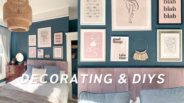 '3 DIY Home Decor Ideas and mini Bedroom Transformation ✨'