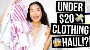 'Under $20 Clothing Try-On Haul + Tumblr Clothing 2017 || Farina Aguinaldo'