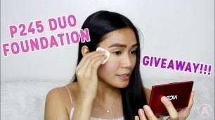 'VICE COSMETICS DUO FINISH FOUNDATION REVIEW + GIVEAWAY!!!'