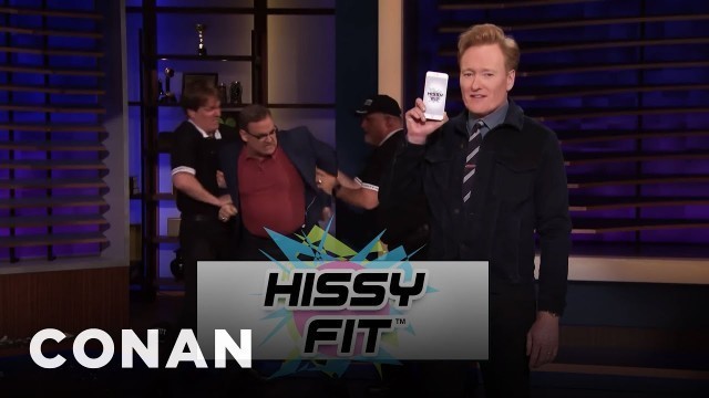 'Life Is Your Gym With The Hissy Fit Fitness App | CONAN on TBS'