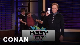 'Life Is Your Gym With The Hissy Fit Fitness App | CONAN on TBS'