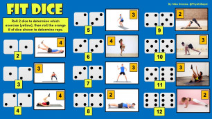 'Fit Dice Fitness (2 Dice Version) At Home PE Distance Learning'