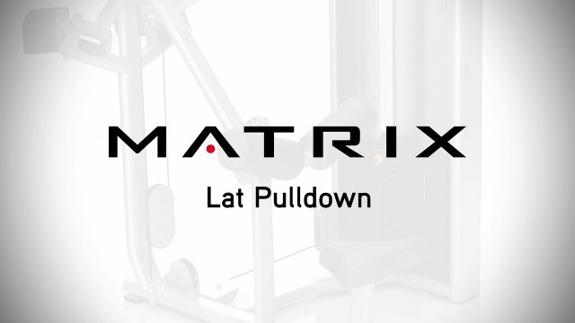 'Matrix Fitness: Versa Lat Pulldown Setup & Movements'