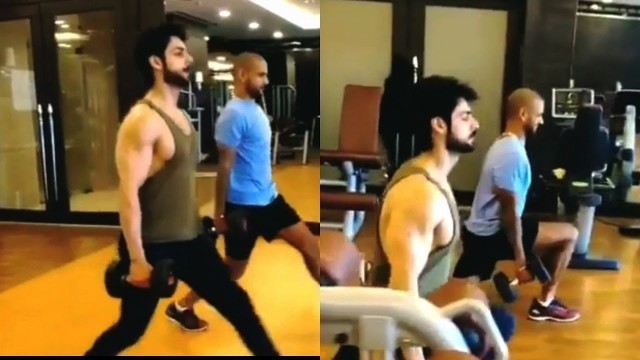 'Watch: Shikhar Dhawan,Sweats it out IN gym,IPL 2019'