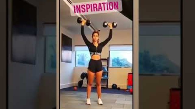 'Disha Patani Workout Video | #gym #shorts'