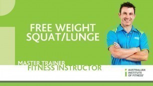 'Free Weight Squat/Lunge'
