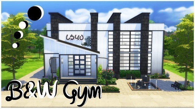 'The Sims 4 - B&W Gym (Speed Build)'