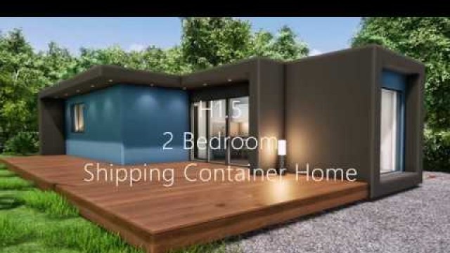 'Affordable 2 Bedroom shipping container home design Walk through'