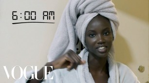 'How Top Model Anok Yai Gets Runway Ready | Diary of a Model | Vogue'