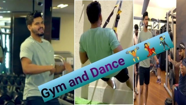 'Shreyas Iyer and Shikhar Dhawan gym with dances 