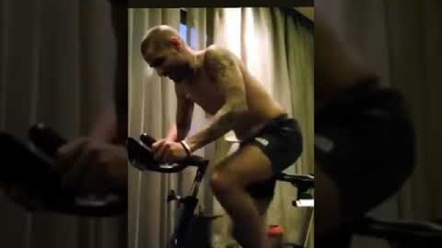 'Shikhar dhawan cycling session#shorts'