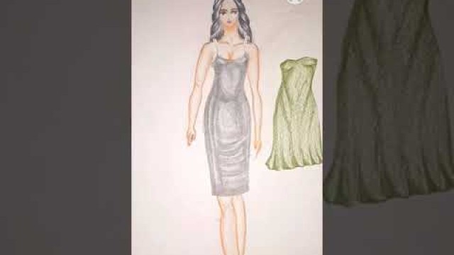 'One Figure Many Dresses.. Fashion Sketching Tricks.. #Fashionillustration'