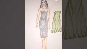 'One Figure Many Dresses.. Fashion Sketching Tricks.. #Fashionillustration'