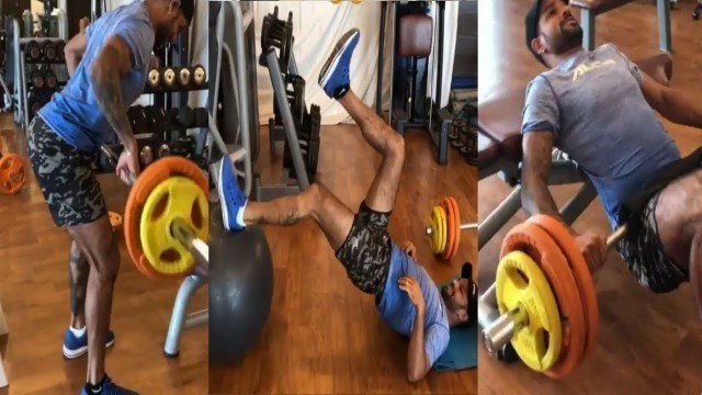 'Shikhar Dhawan workout Session'