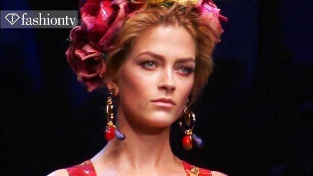 'Dolce & Gabbana Full Runway Show - Milan Fashion Week Spring 2012 MFW | FashionTV - FTV'