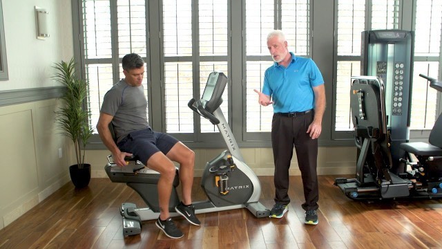 'Matrix Fitness R3xm Recumbent Cycle Overview by Dr  Scott Benjamin / Wellness Pro'
