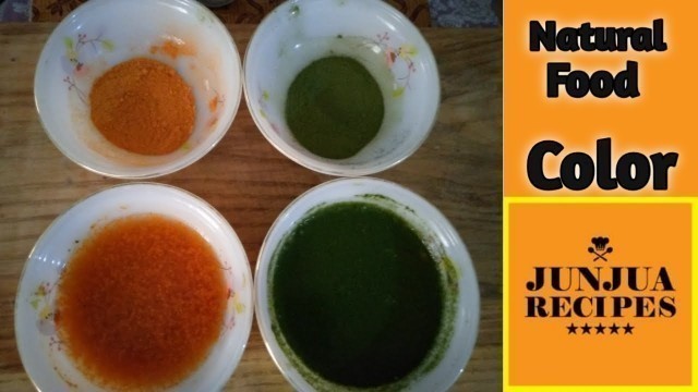 'Homemade 100% Natural Food Color | Natural Organic Food Color #Junjuarecipes'
