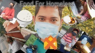 'GIVING FOODS FOR HOMELESS'