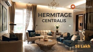 'Luxurious 3 BHK Interior Design In Zirakpur | Hermitage Centralis | Iamindian'