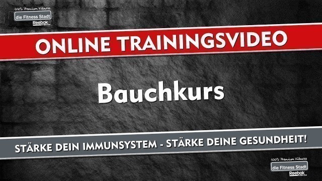 'Bauchkurs mit Chris - Online Trainingsvideos'