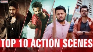 'Top 10 Best Action Scenes  | South Indian Hindi Dubbed Movies | Aditya Movies'