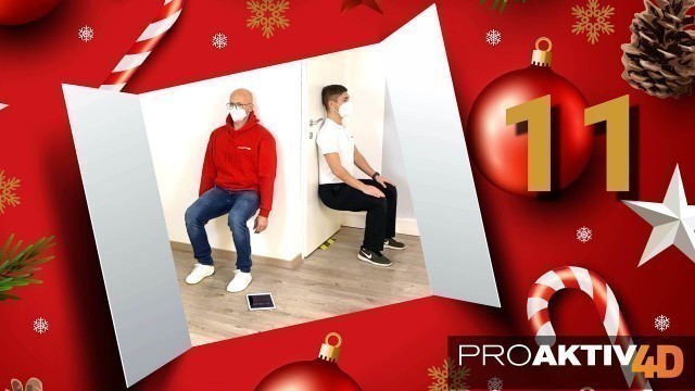 'Proaktiv4D #Adventkalender 11 #HomeFitness 53 - Challenge Wandsitz'