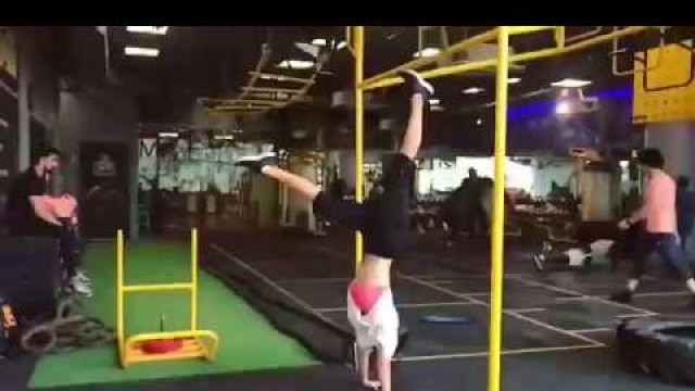 '#dishapatani Fitness #flips'