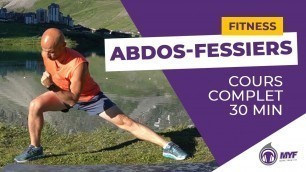 'Abdos Fessiers - cours FITNESS complet 30 min - Move Your Fit'