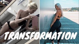 'TRANSFORMATION - FROM SKINNY TO FIT | VON 39 KG AUF 55 KG | FITNESS MOTIVATION'