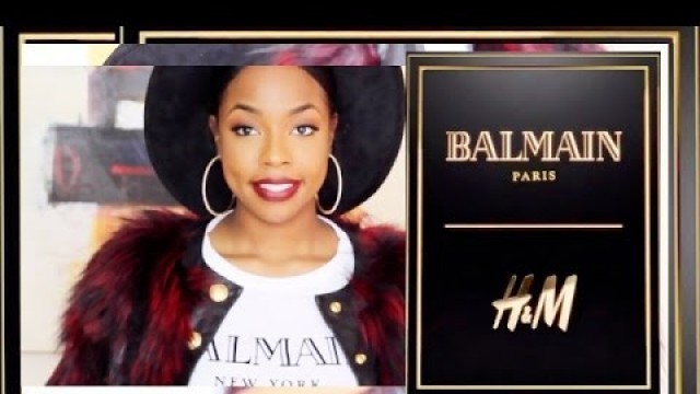 'Balmain x H&M Collection Fashion Haul Ktura Kay'