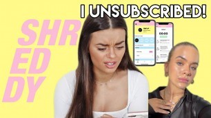 'Why I UNSUBSCRIBED to Shreddy by Grace Fit | Honest Fitness App Review'