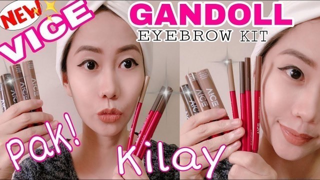 'Vice Cosmetics Gandoll Eyebrow Kit (All Shades) | Usapang Kilay (Kilay Goals)'