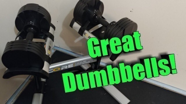 'Best adjustable dumbbells - Core Home fitness adjustable dumbbell set'