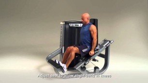 'Matrix Fitness: Ultra Calf Extension Setup & Movements'