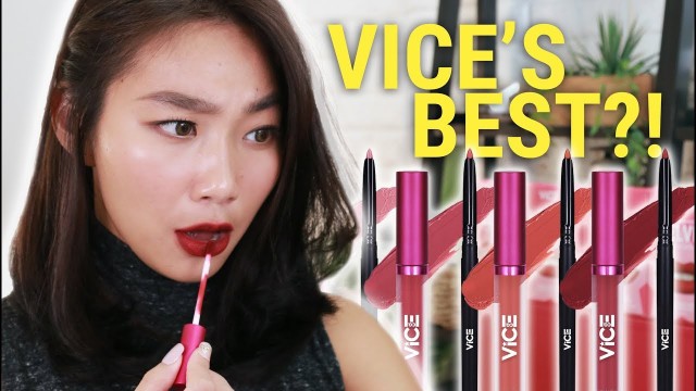 'NEW VELVET LIQUID LIPSTICK VICE COSMETICS: COMPLETE SWATCHES + REVIEW | Raiza Contawi'