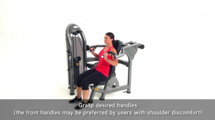 'Matrix Fitness: Aura Shoulder Press Setup & Movements'