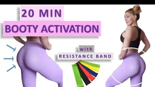 'BOOTY ACTIVATION WORKOUT I RESISTANCE BANDS I KALÇA VE BACAK ŞEKİLLENDİRME EGZERSİZLERİ'