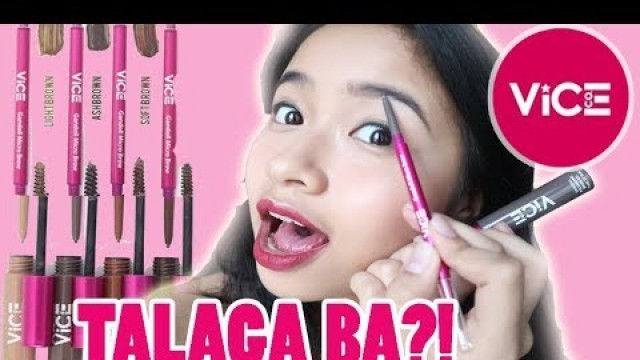 'VICE COSMETICS GANDOLL MICRO BROW PENCIL AND VOLUMIZING GEL REVIEW | Sam Villanueva'