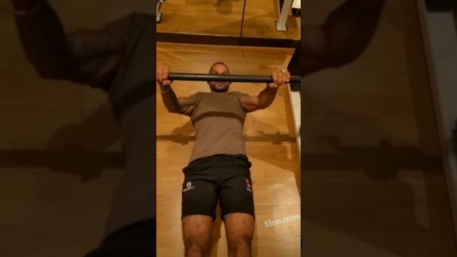 'shikhar dhawan gym workout 