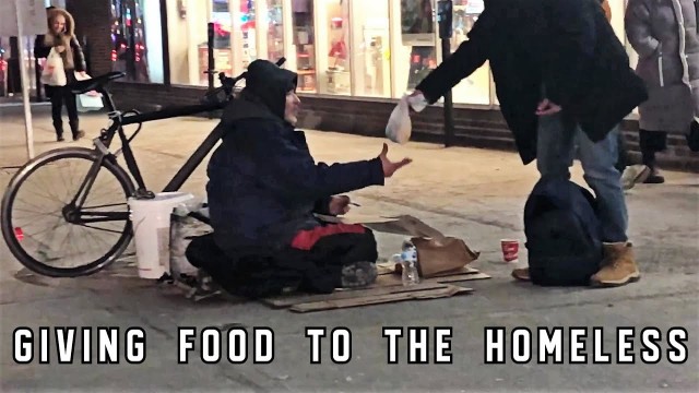 'Giving Food To Homeless People (Christmas Special)'