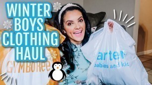 'TODDLER BOYS WINTER CLOTHING HAUL 2020 | CARTER\'S & CHILDREN\'S PLACE HAUL | LIFEWITHLO'